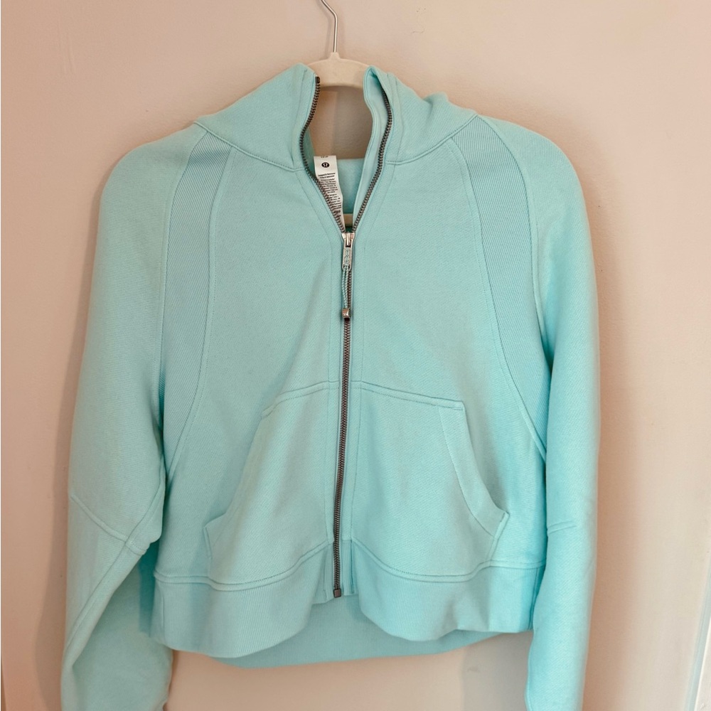 NW Lululemon Scuba Oversized Full-Zip Wild Mint Size XS/S